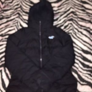 MEDIUM WOMENS HOLLISTER COAT NAVY