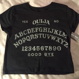 Ouija Board crop top