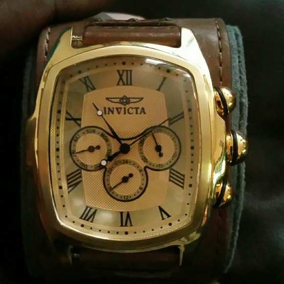 Invicta Grand Lupah gold men's watch