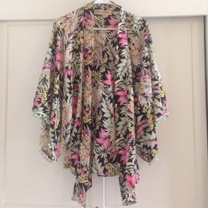 Nasty gal floral kimono