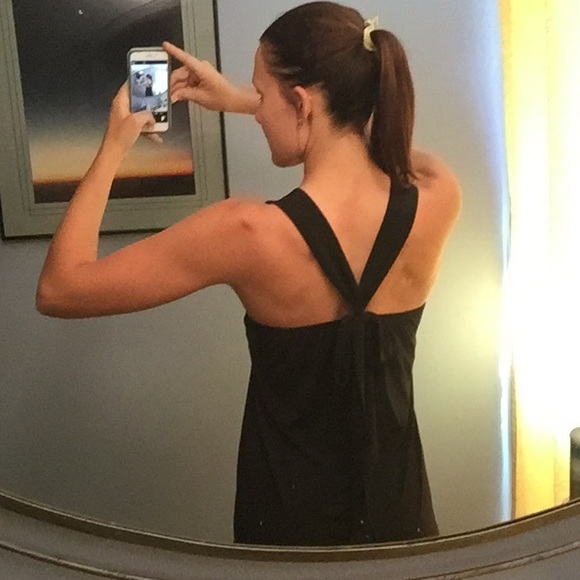 Rampage Sequin Bow Tie Back Tank - Picture 3 of 4