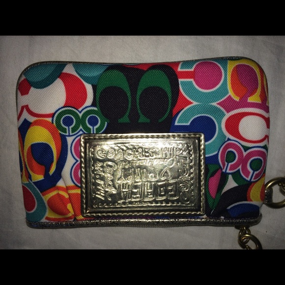 6" Coach wristlet