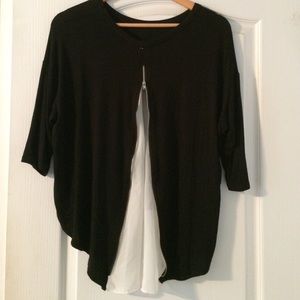 Finn and Clover zipper back shirt