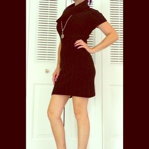 BCBG Cowl Neck Sweater Dress