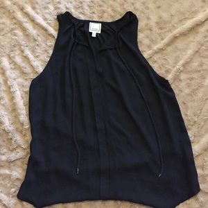 Black silky shirt