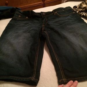 A.n.a. Bermuda jean shorts