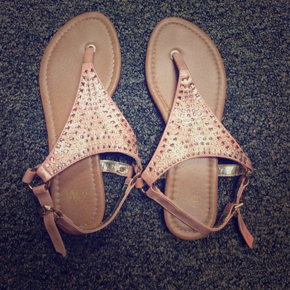 Sandals.
