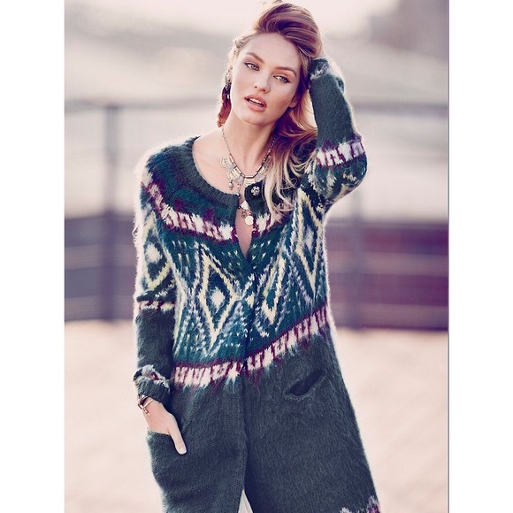 Free People Sweaters - Free People Fair Isle sweater in charcoal