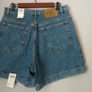 Calvin Klein high-waisted jean shorts size 11/12