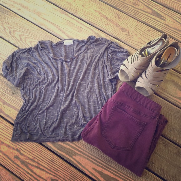 💣💋 Day After Gray Crop Top