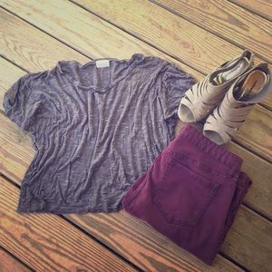 💣💋 Day After Gray Crop Top