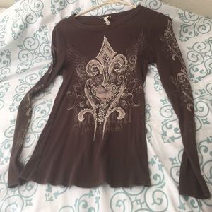 Cute thermal long sleeved shirt