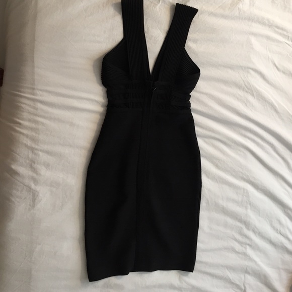 Black bandage bodycon dress - Picture 3 of 4