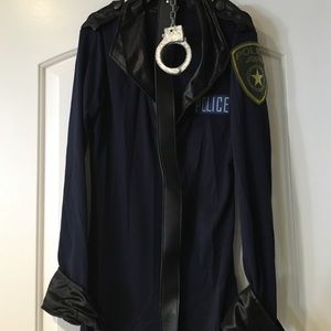 Large long pants cop costume.