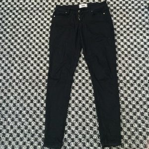 Paige Peg ankle skinny black jeans/pants 24