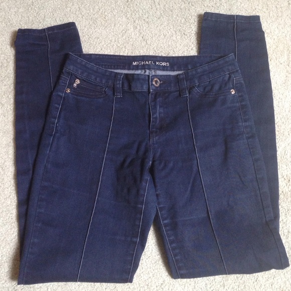 Michael Kors Blue Skinny Jeans - Picture 2 of 4
