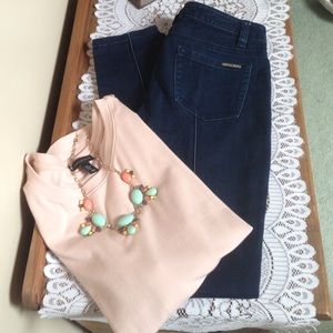 Michael Kors Blue Skinny Jeans