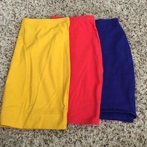 BUNDLE: 3 H&M skirts