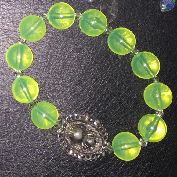Tarina Tarantino neon green braclet