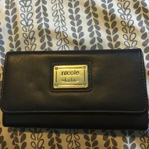 Nicole by Nicole Miller Messy Flap Wallet