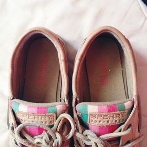 Girls size 3M brown Sperry