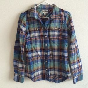 J. Crew flannel shirt size 4