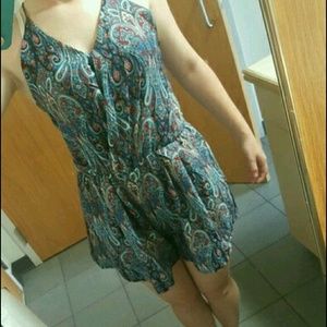 Bandana print romper