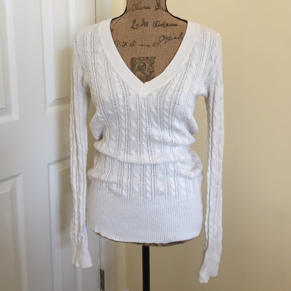 Cable knit sweater
