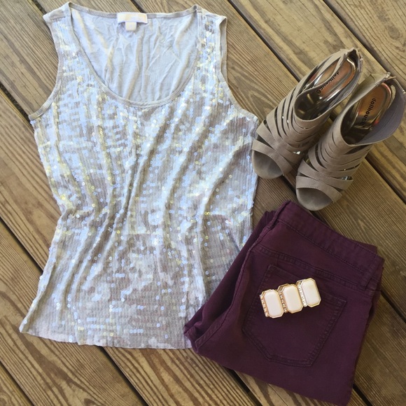 💅🏼💖 MICHAEL KORS Sequin Tank