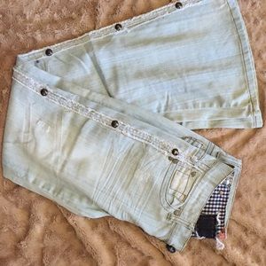 Flare leg jeans