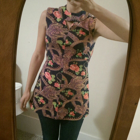 XXX 🚫 SOLD 🚫 XXX  Free People sleeveless tunic - Picture 3 of 3