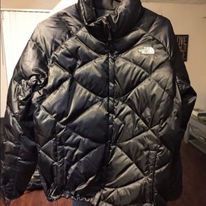 Xl black down north face coat