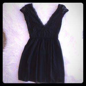 Black cocktail dress