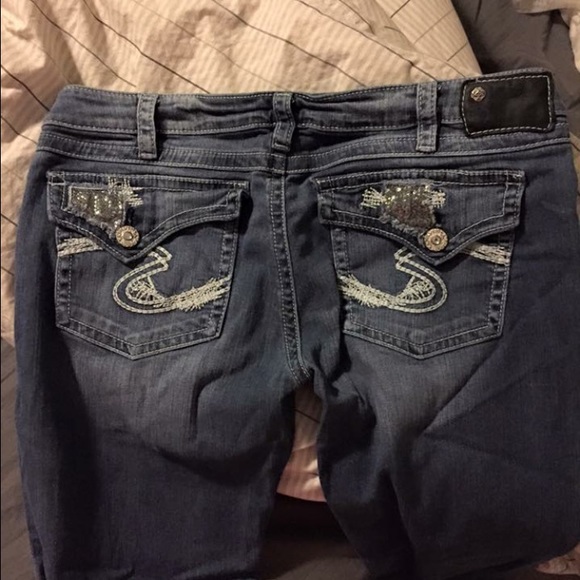 Silver jeans