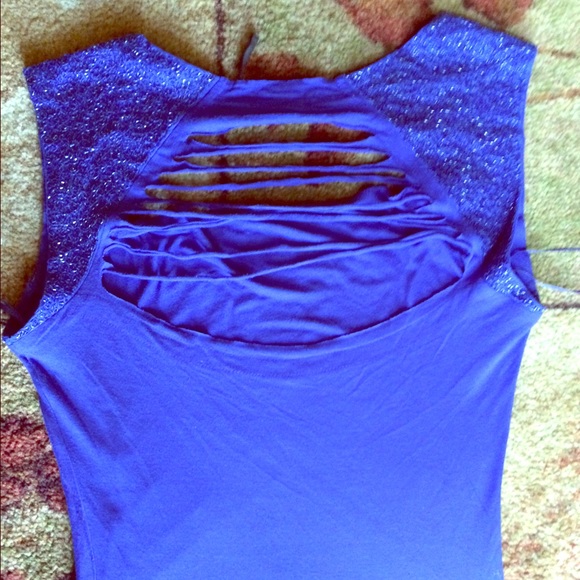 *SOLD on MERCARI *GUESS royal blue top