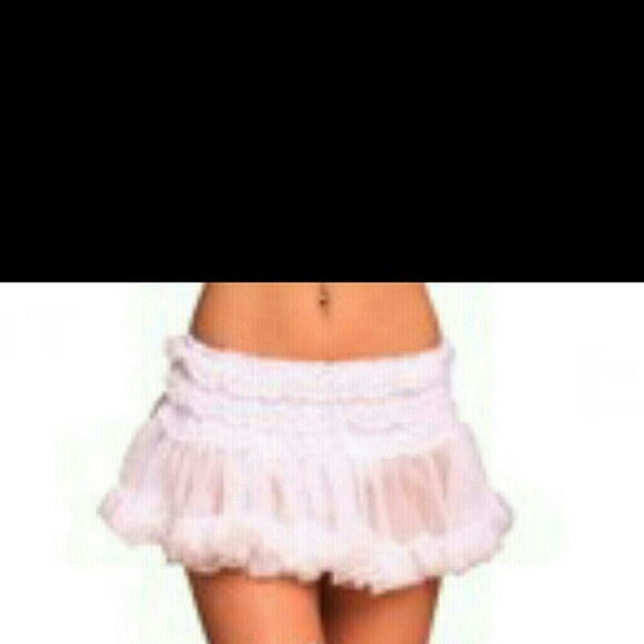 White Ruffled Petticoat