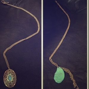 Two long pendant necklaces!