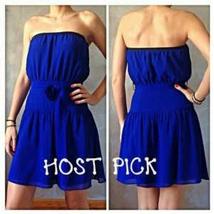 Strapless dress