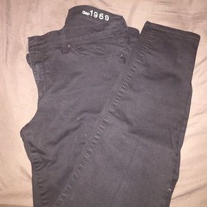 Gap black legging jeans sz 31