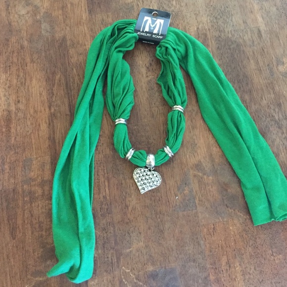 Green scarf