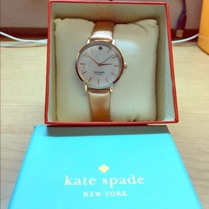 Kate Spade Rose Gold Leather Watch
