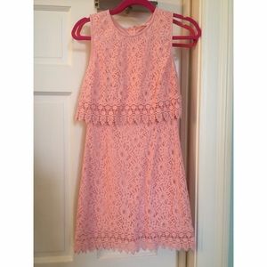 Blush pink lace dress! NWOT