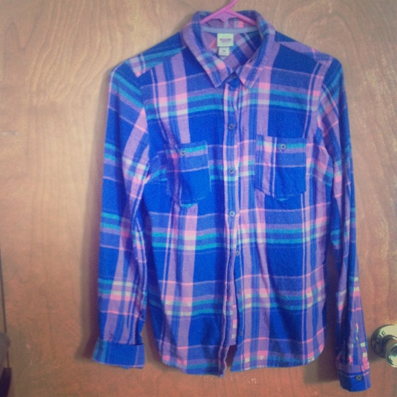 Unique color schemed plaid shirt