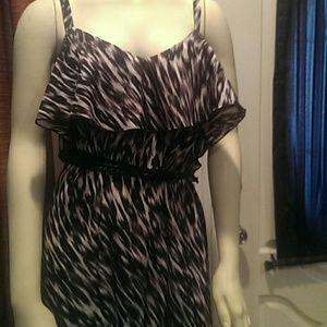 Animal maxi dress