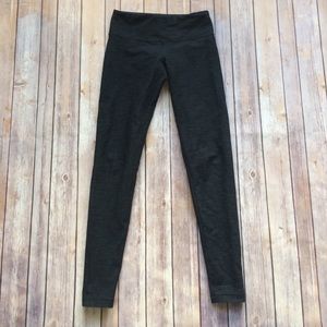 lululemon wunder under pants in black denim