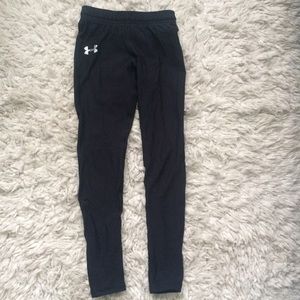 Girls under armour black leggings