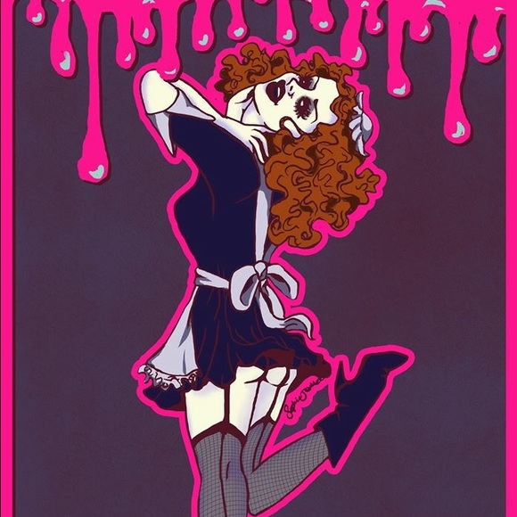 Fantasy Free Me Magenta Art Print