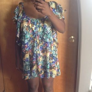 Floral mini tunic dress from H&M Garden Collection