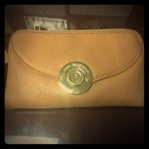 Big Buddah tan leather wallet