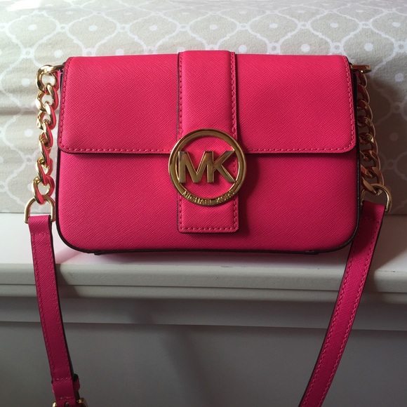 Authentic Michael Kors Pink Crossbody